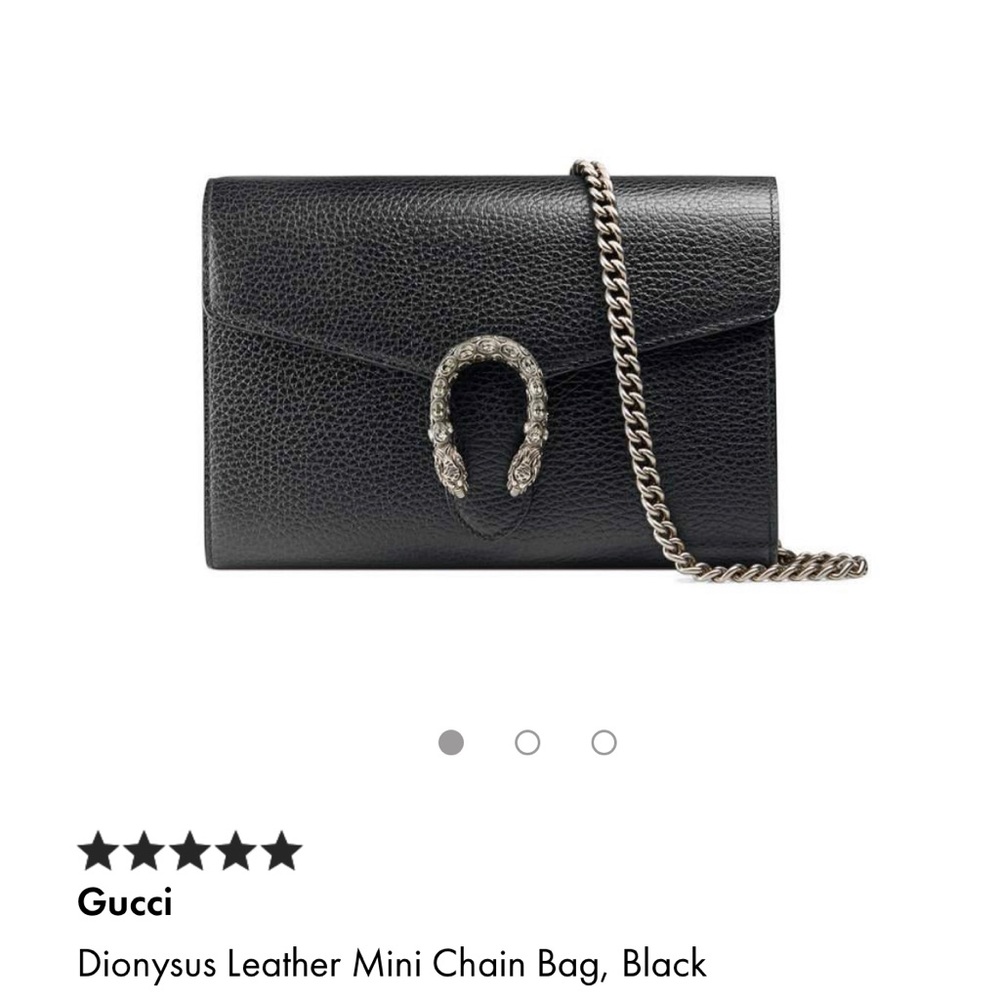 Gucci Dionysus Leather Mini Chain bag
